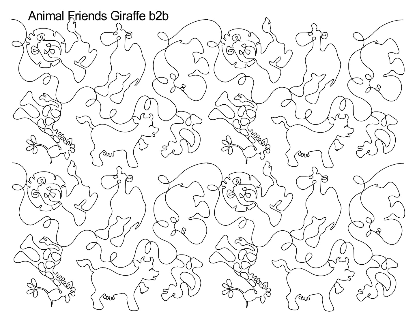 Animal Friends Giraffe b2b