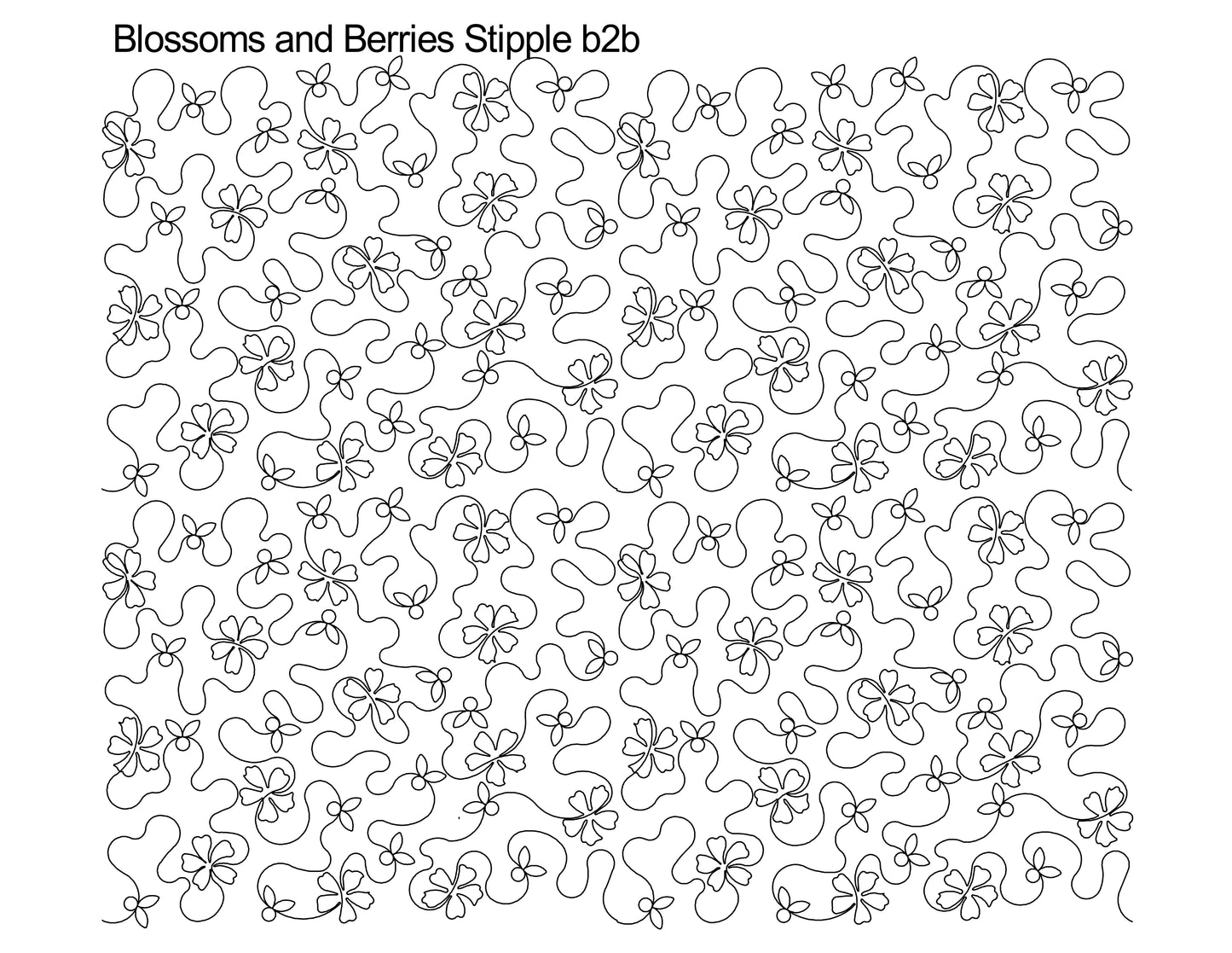 Blossoms and Berries Stipple b2b