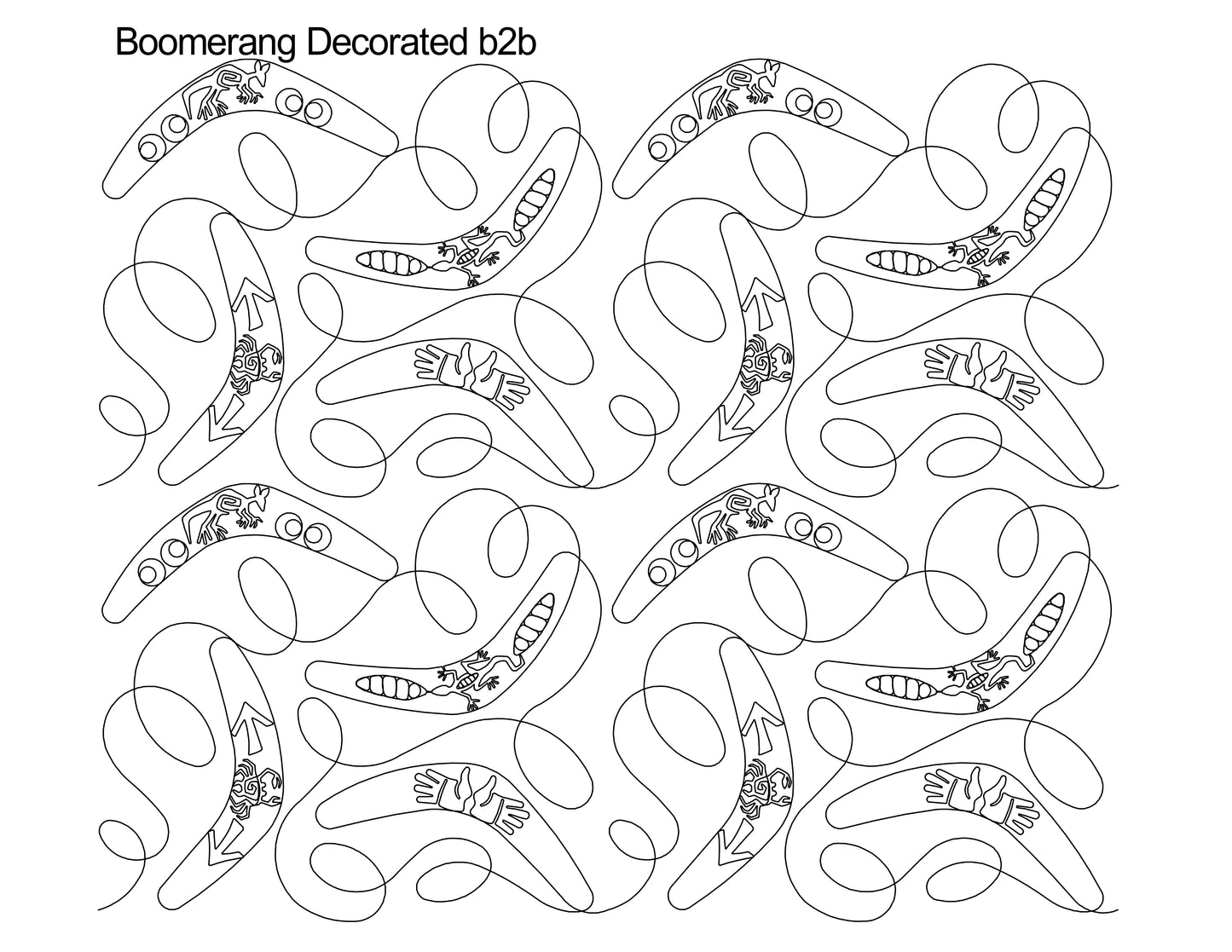 Boomerang Decorated b2b