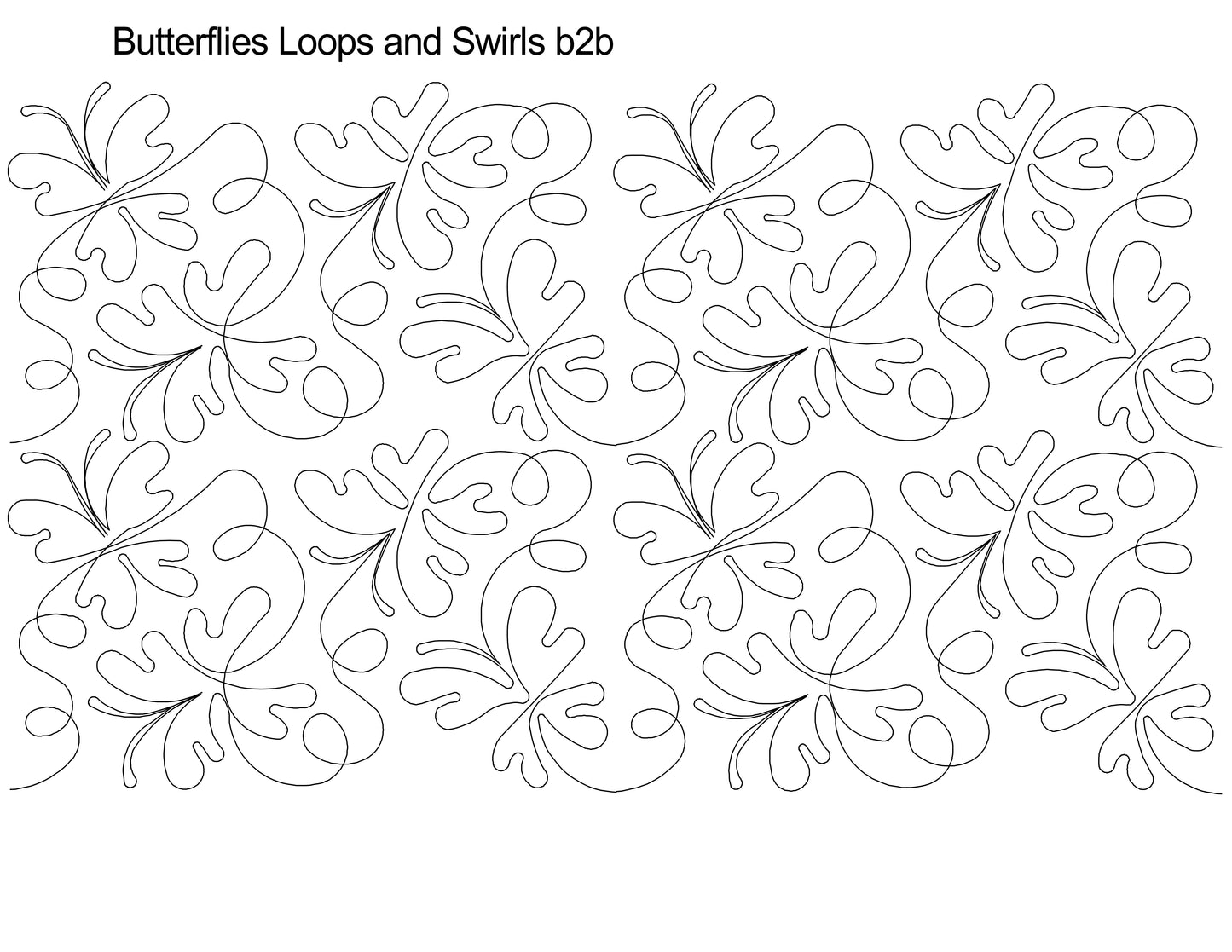 Butterflies Loops and Swirls b2b