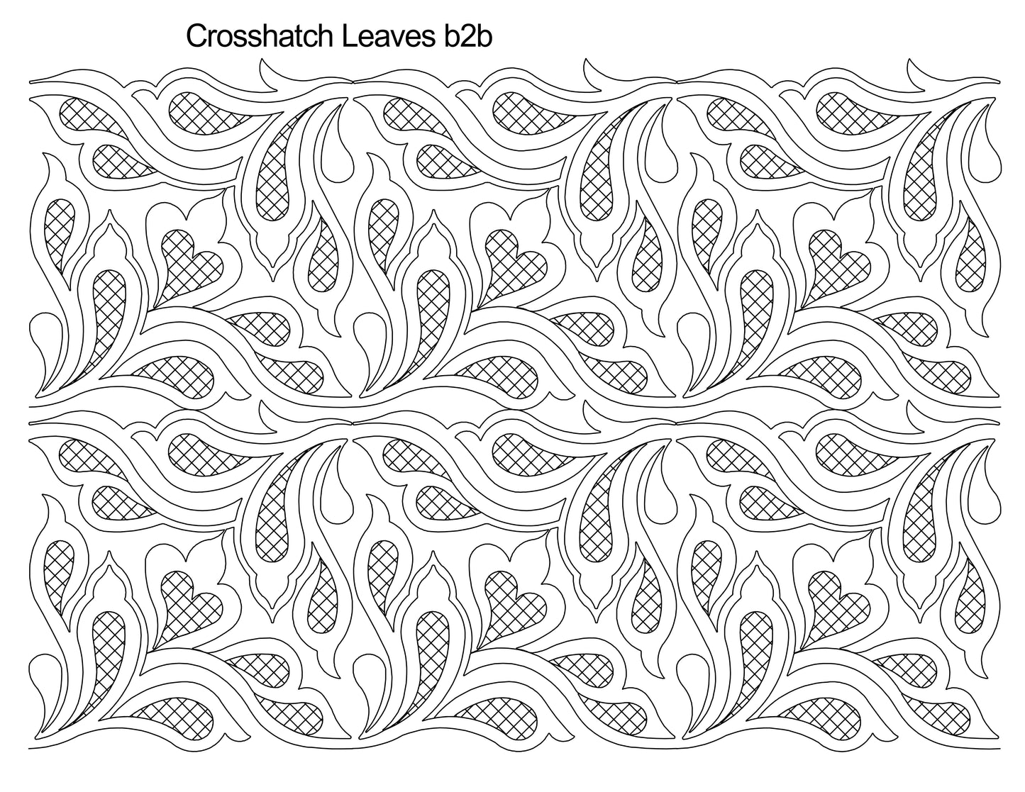 Crosshatch Leaves b2b