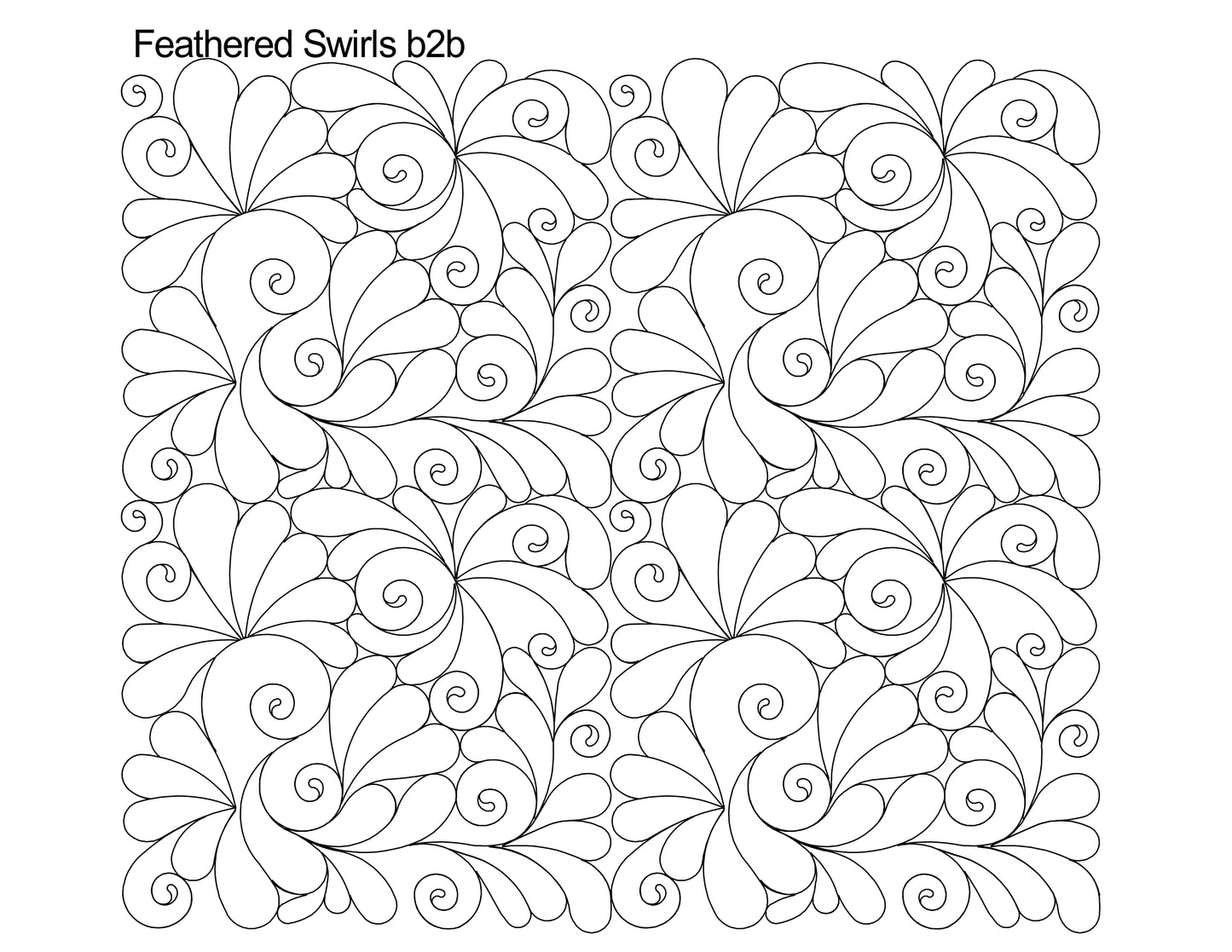 Feathered Swirls b2b