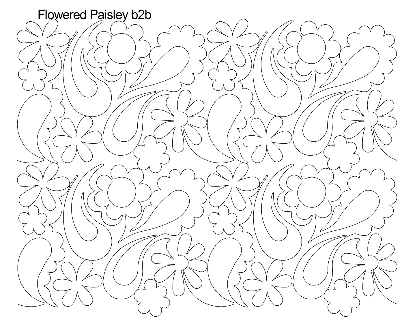 Flower Paisley b2b