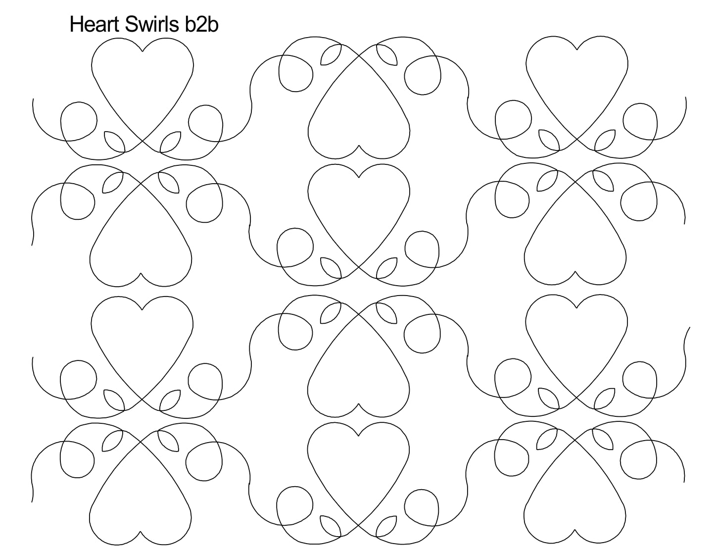 Heart Swirls b2b