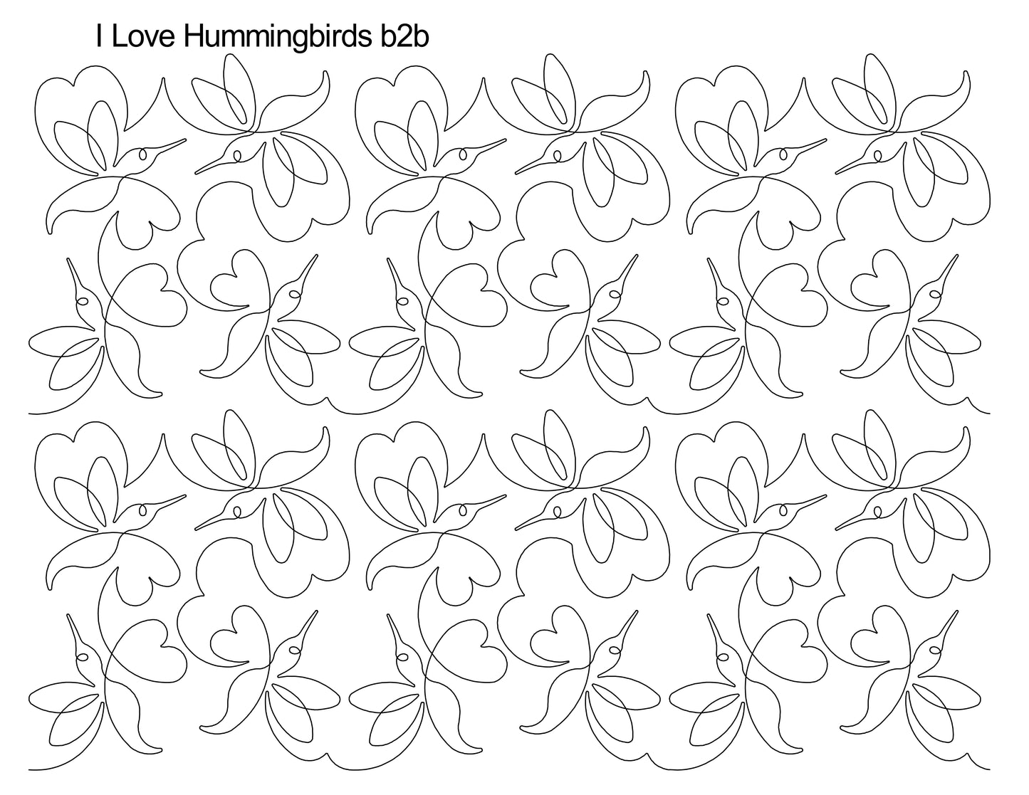 I Love Hummingbirds b2b