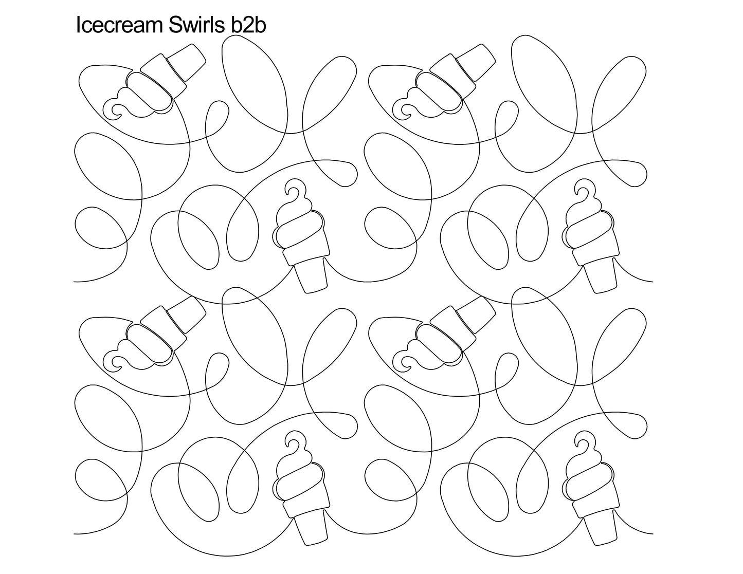 Ice cream Swirls b2b