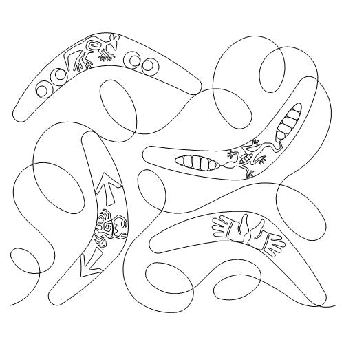 Boomerang Decorated b2b