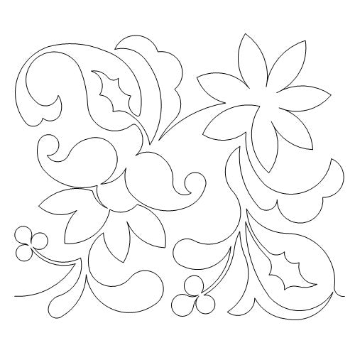 Christmas Paisley b2b