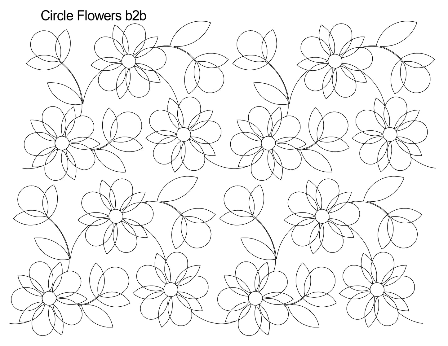 Circle Flowers b2b
