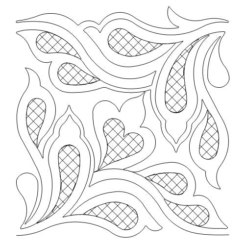 Crosshatch Leaves b2b