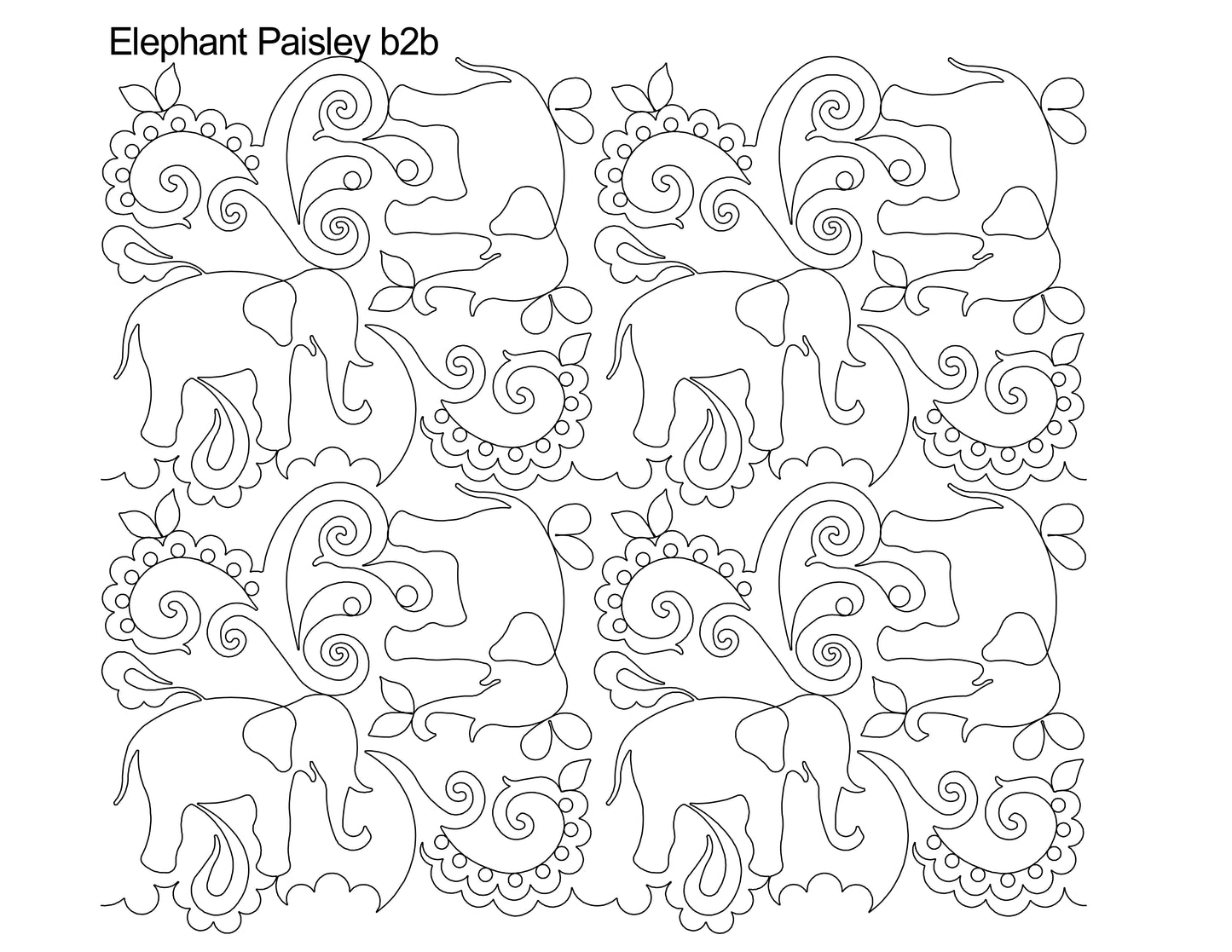 Elephant Paisley b2b