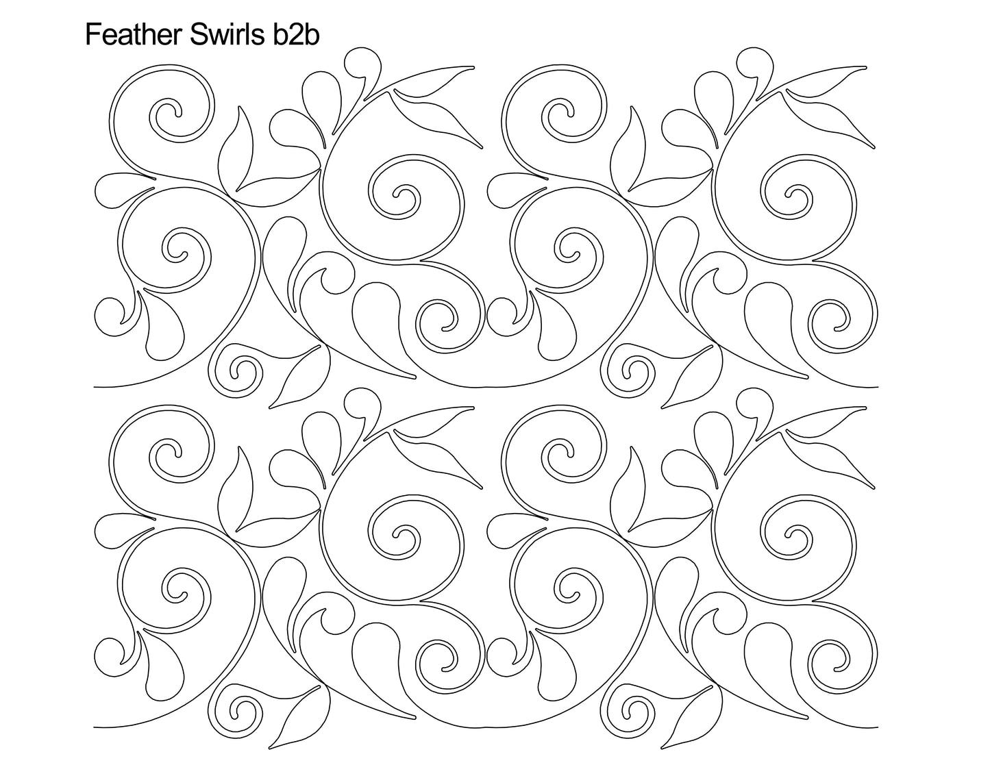 Feather Swirls b2b