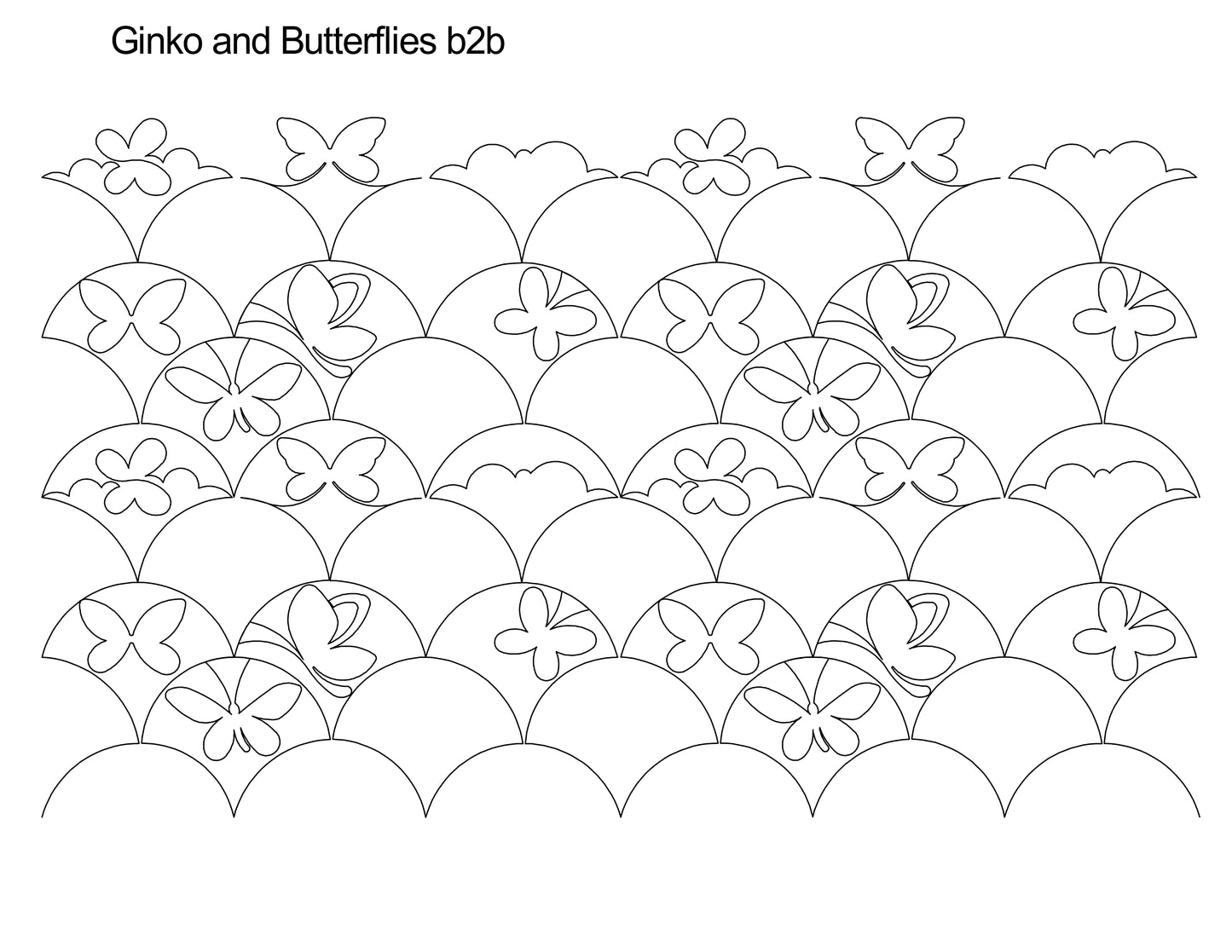 Ginko and Butterflies b2b