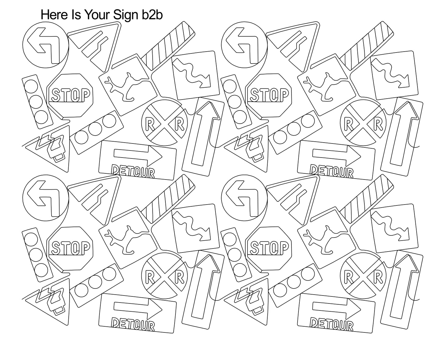 Here Is Your Sign b2b